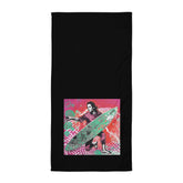 Soft and stylish Surfing 5 10 Towel, ideal for soaking up the sun or drying off in surf-inspired luxury.